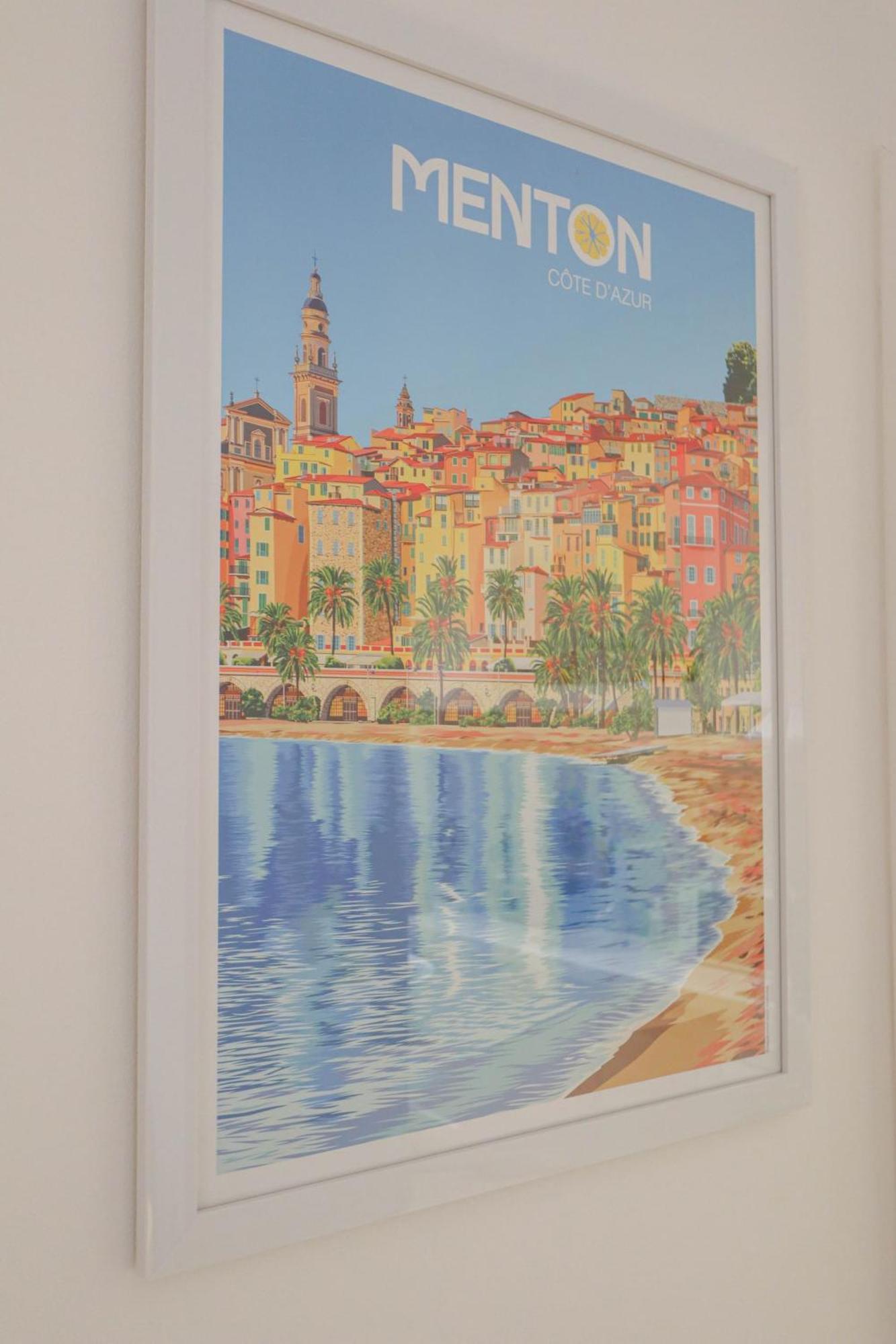 "Le Garavan Palace" Idyllique, Proche Gare Et Plage Ментона Экстерьер фото